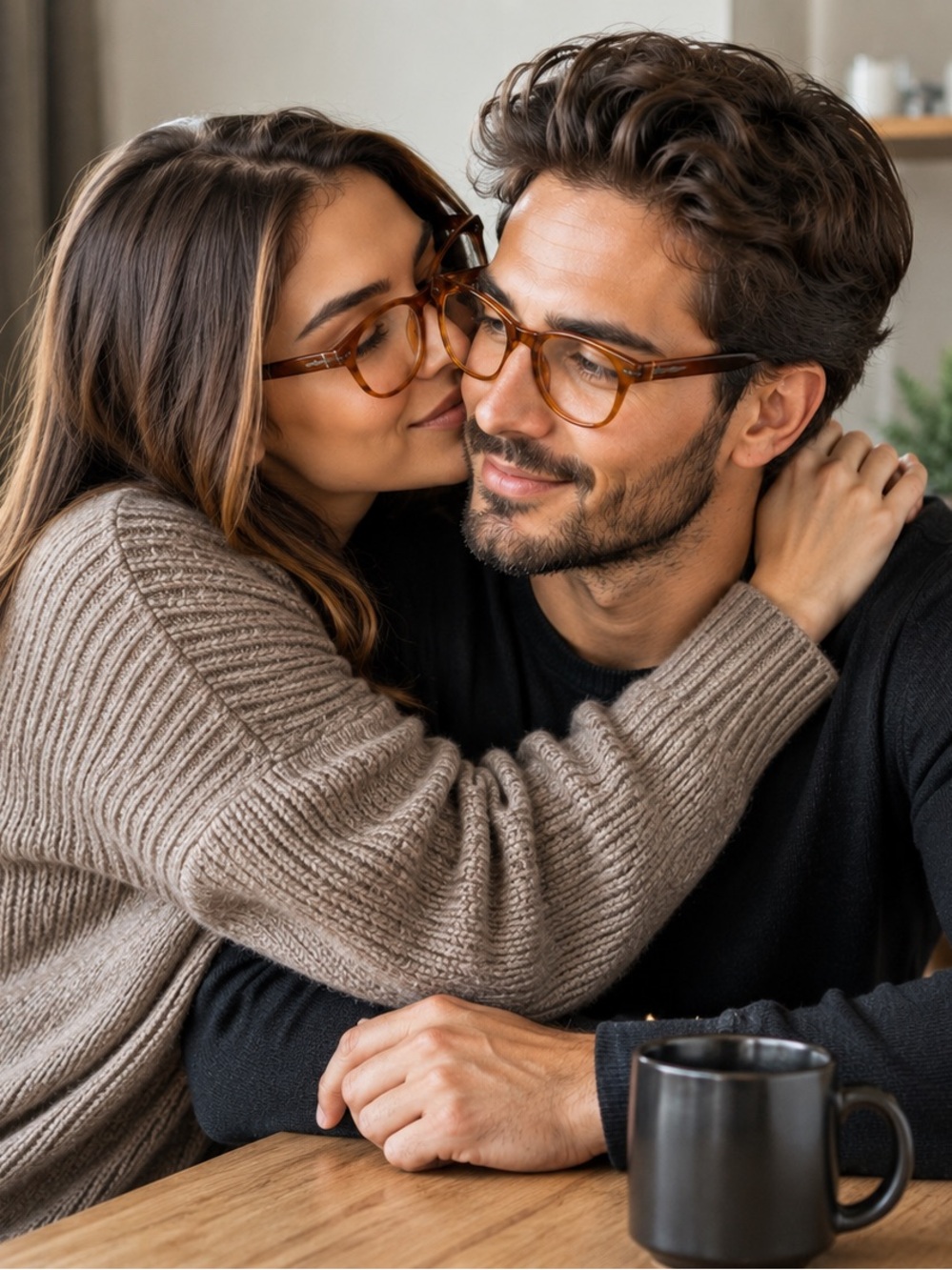Persol Women's Amber Tortoiseshell Rectangle Glasses 3270-V 96 Terra di Siena